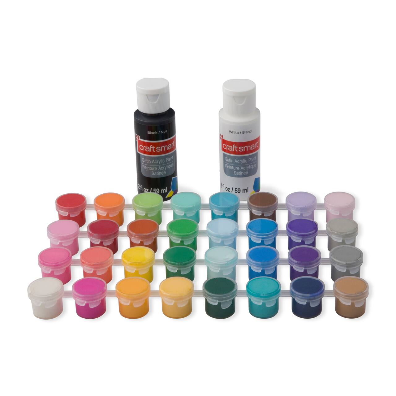 Satin Acrylic Paint Pot Value Pack by Craft Smart&#xAE;